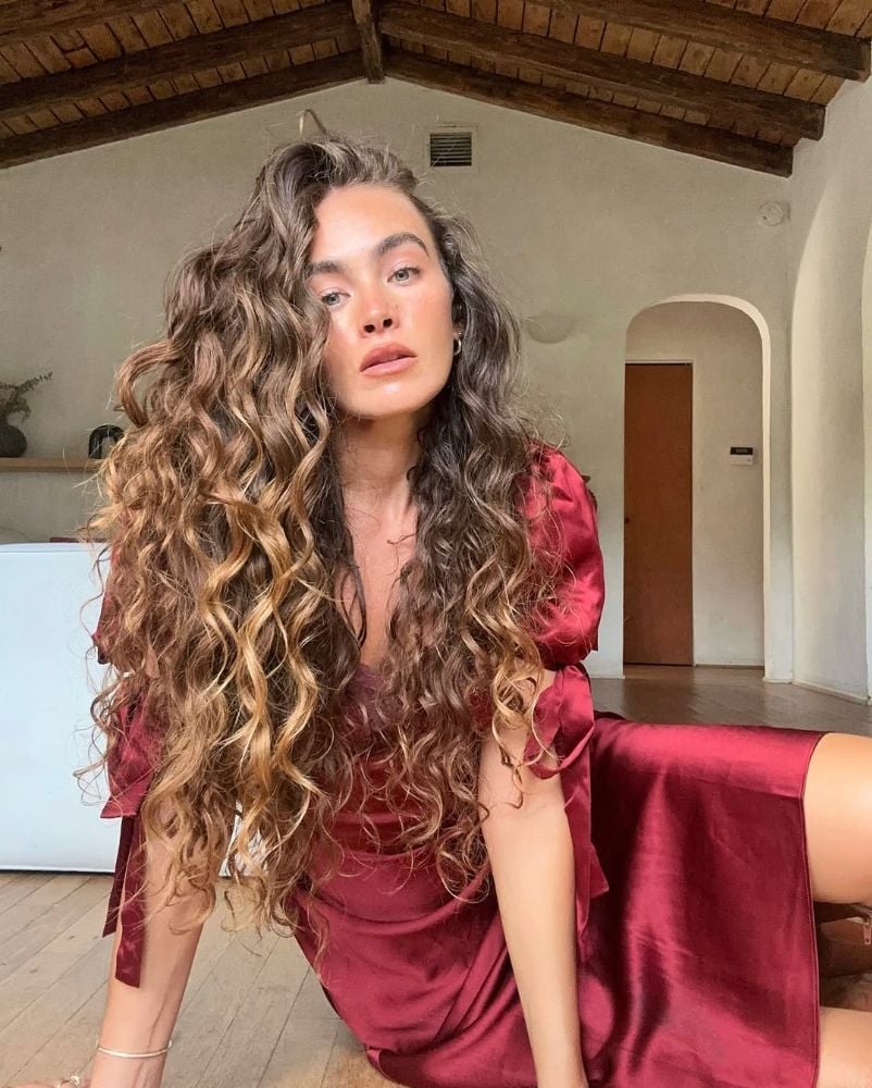 Mid-Back Dark Blonde Curly Hair — Classy Hair Growth Tips