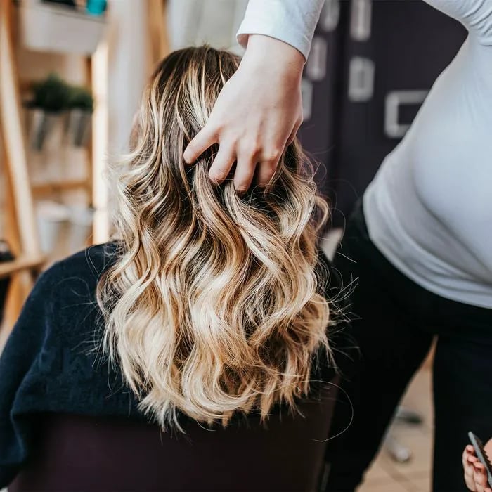 Mid-Back Dark Blonde Balayage Waves — Classy Hair Growth Tips
