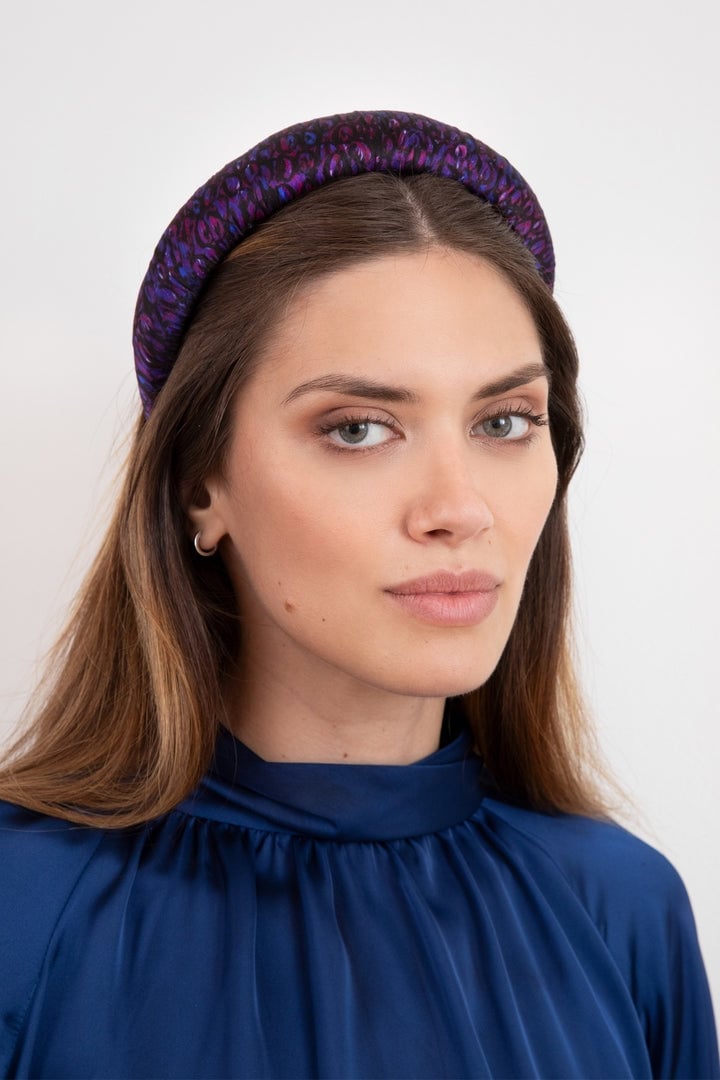 Collarbone Layers With Padded Headband — Classy Hair with Headband