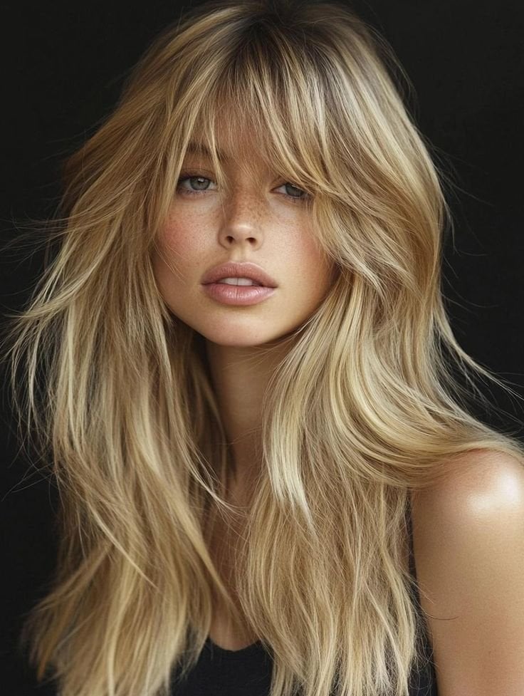 Ash Blonde With Babylights And Natural Waves Ash Blonde With Babylights And Natural Waves — Classy Haircuts for Long Hair