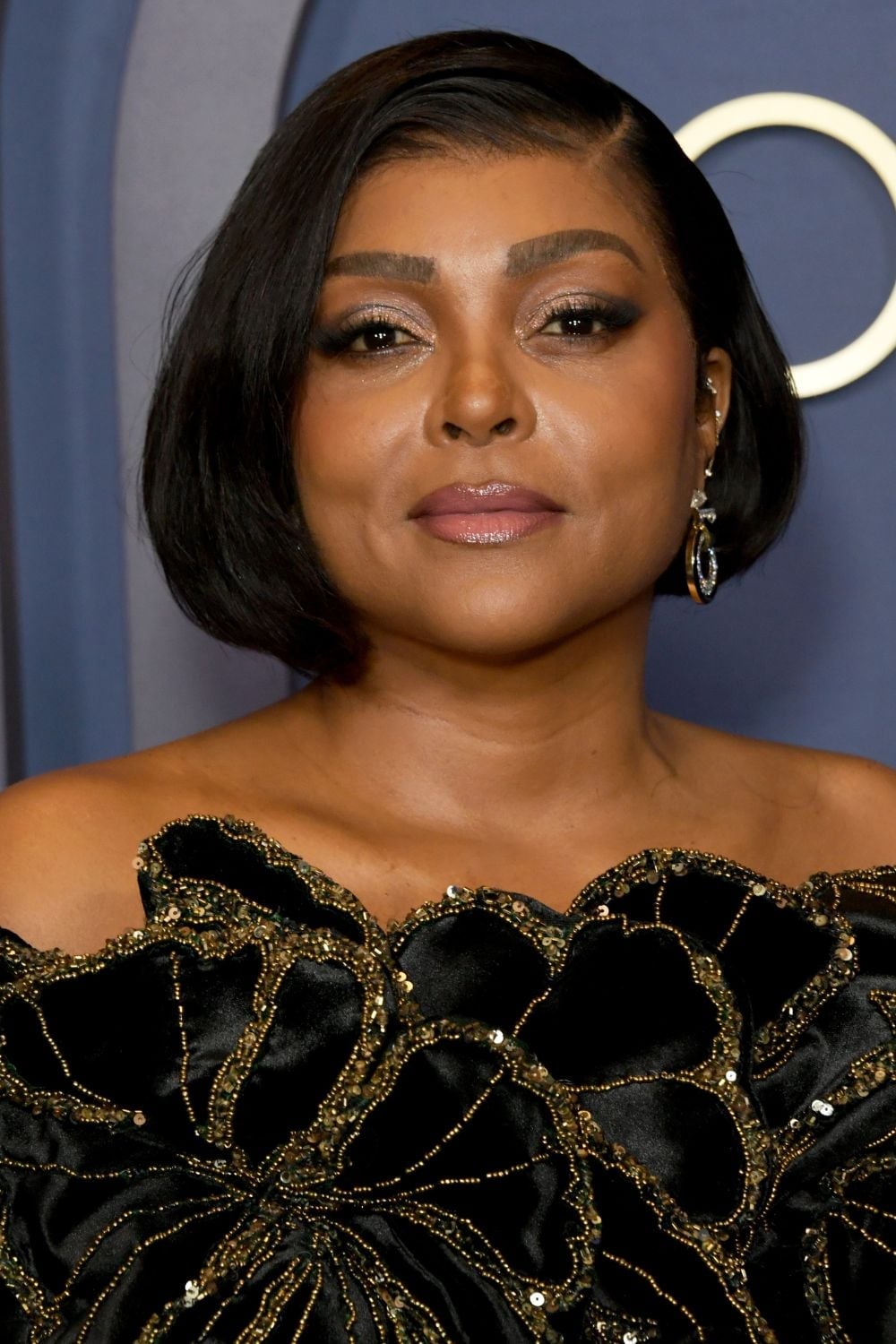 Sharp Black Bob With Side Part — Classy Hairstyles for Women over 50
