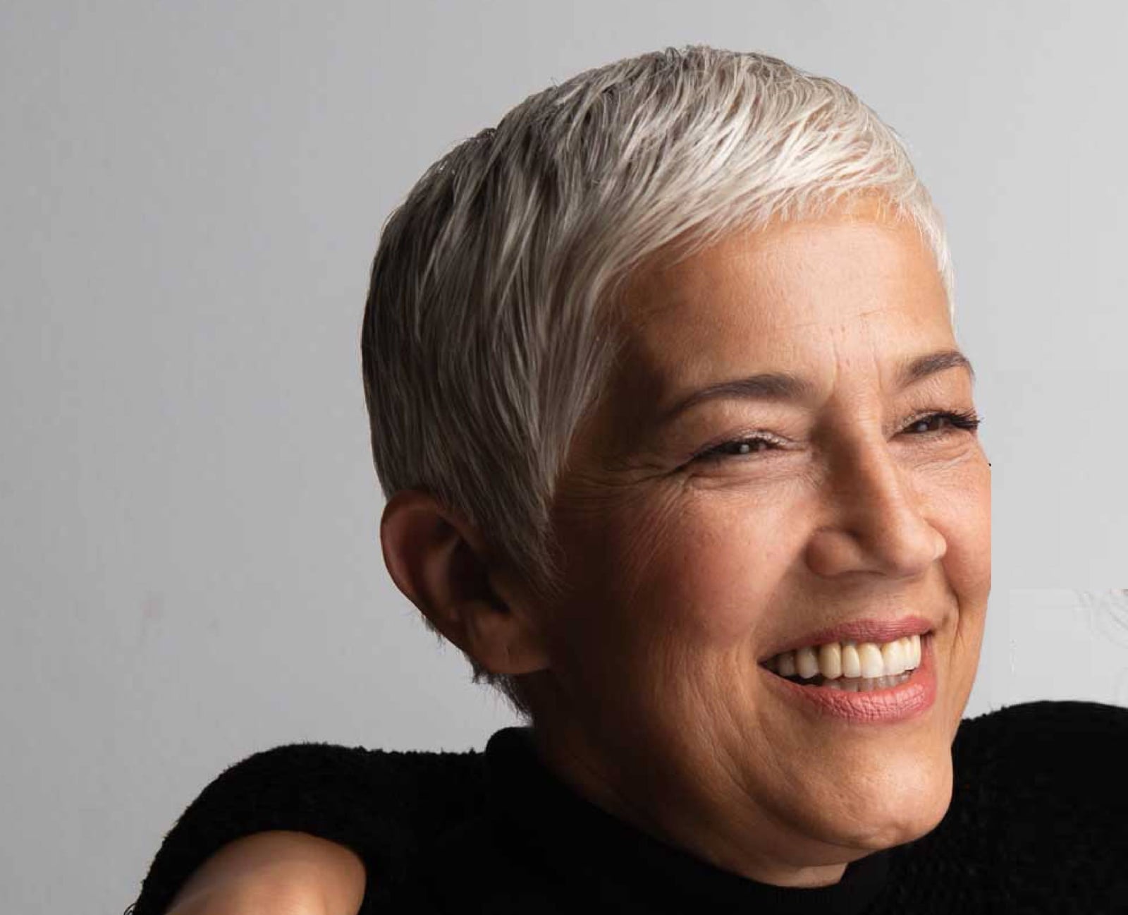 Textured Silver Grey Pixie Cut — Classy Hairstyles for Women over 50