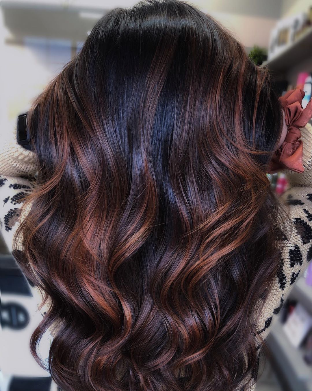 Dark Brown With Subtle Copper Highlights — Classy Highlights Brown Hair