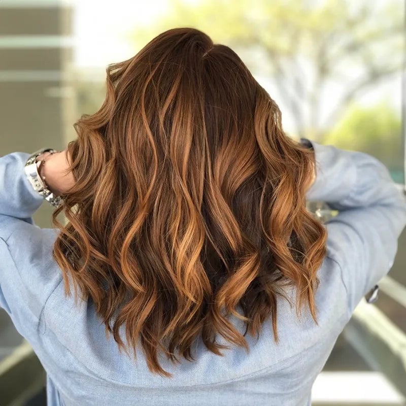 Dark Brown With Fine Warm-Toned Highlights — Classy Highlights in Brown Hair