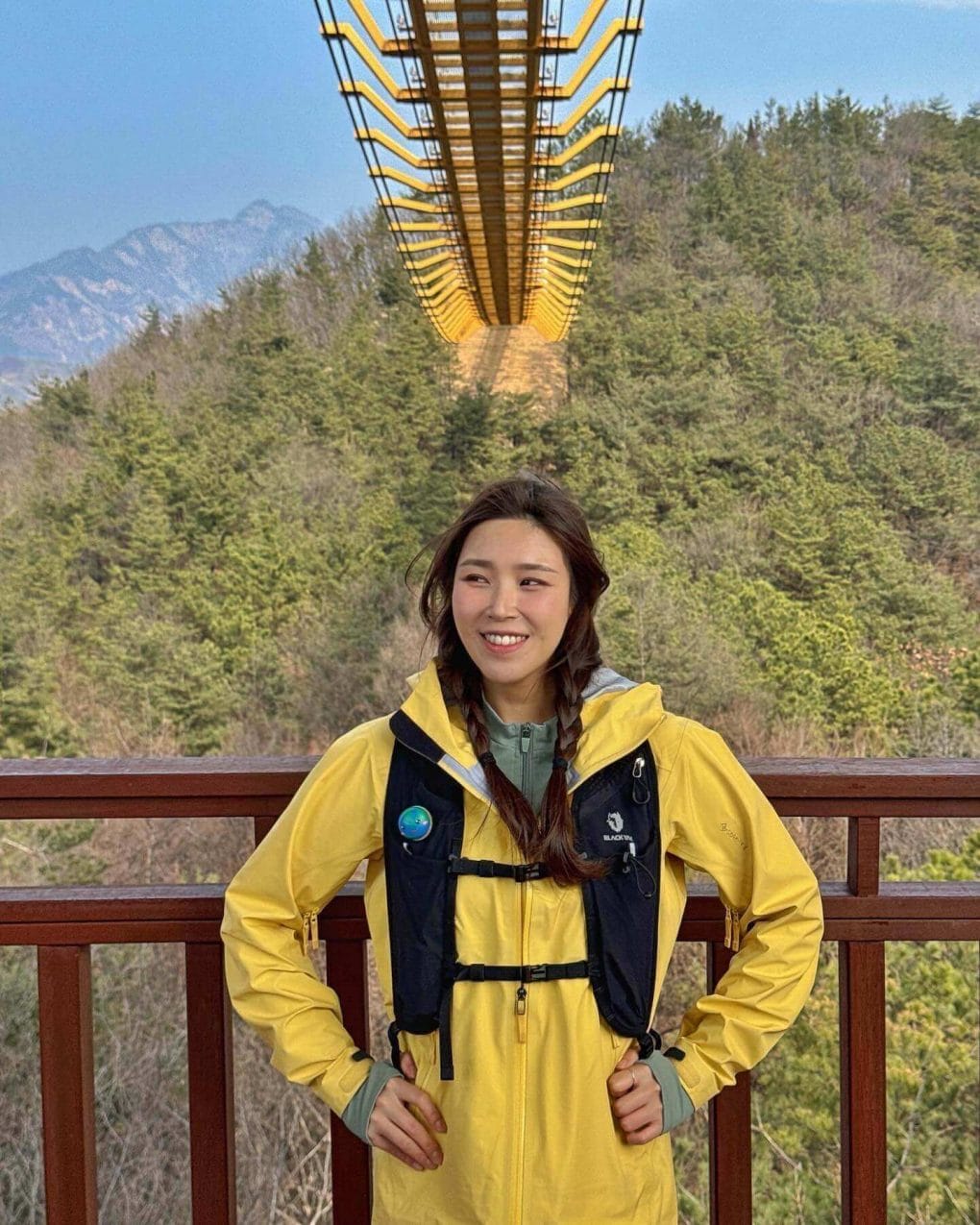 Two Braids Mid-Back Dark Brown — Classy Hiking Hairstyles