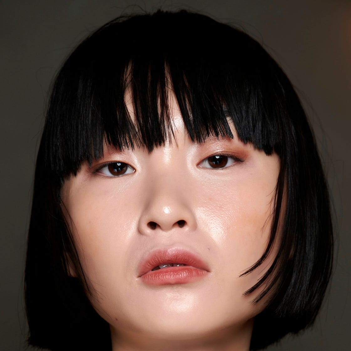 Blunt Black Bob With Straight Bangs — Classy Japan Hairstyles