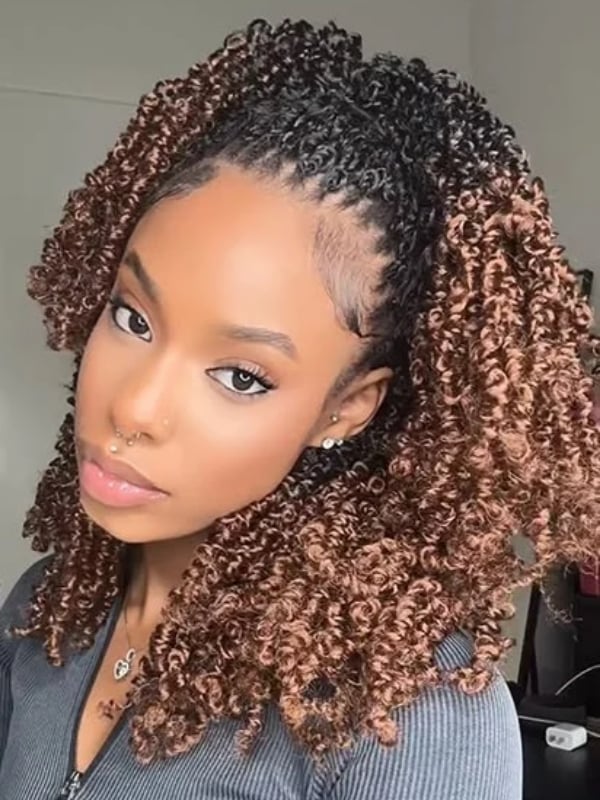 Layered Collarbone Blowout With Ombre — Classy Kinky Hair