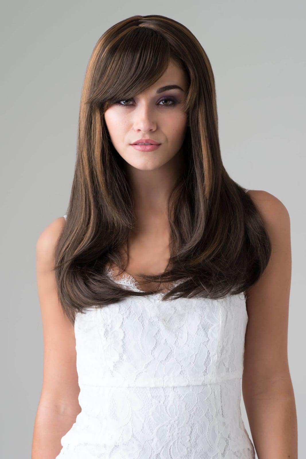 Mid-Back Chocolate Brown With Razor Face Frame Mid-Back Chocolate Brown With Razor Face Frame — Classy Layers Wig