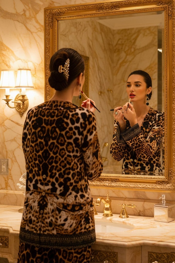 Leopard Print Robe for Getting Ready Leopard Print Robe for Getting Ready — Classy Leopard Outfits