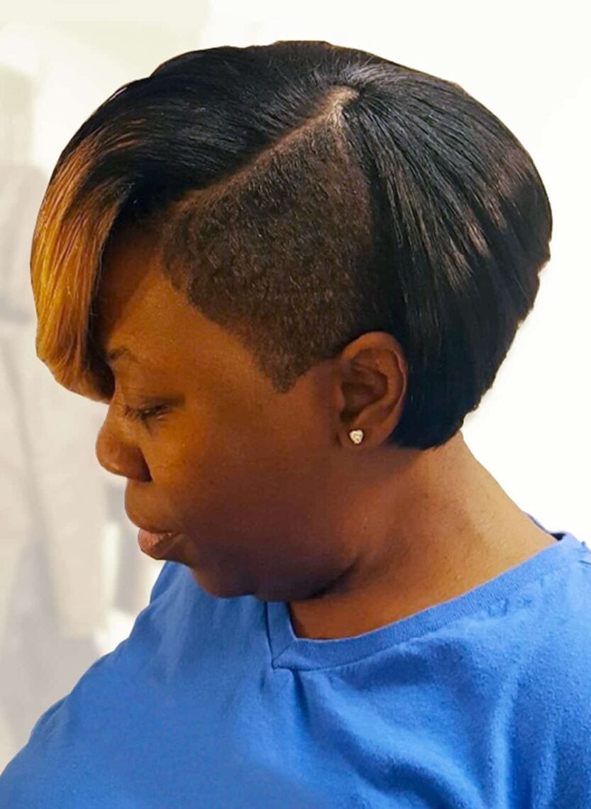 Polished Black Collarbone Bob — Classy Lesbian Haircuts