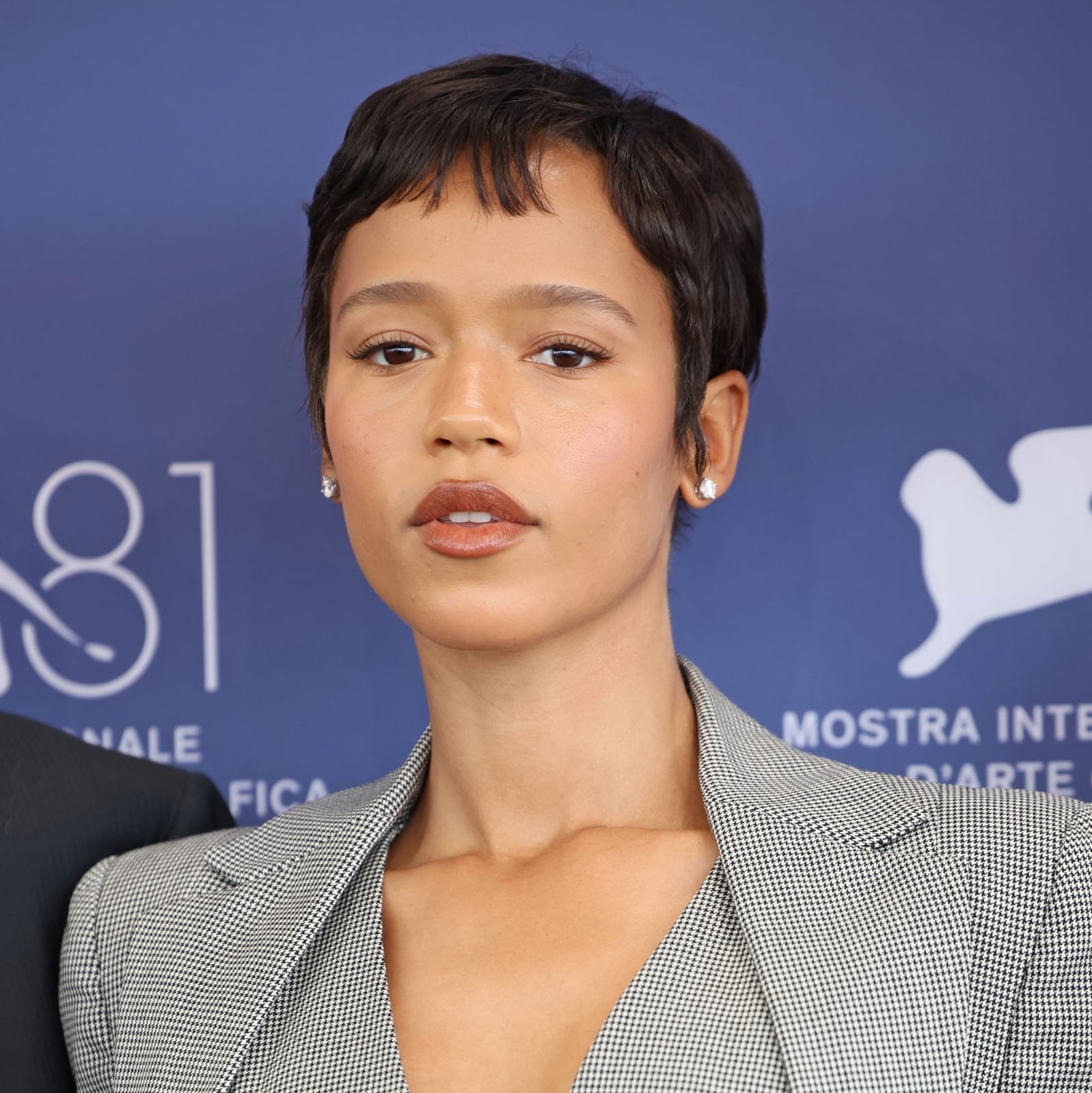 Textured Dark Brown Pixie — Classy Lesbian Haircuts