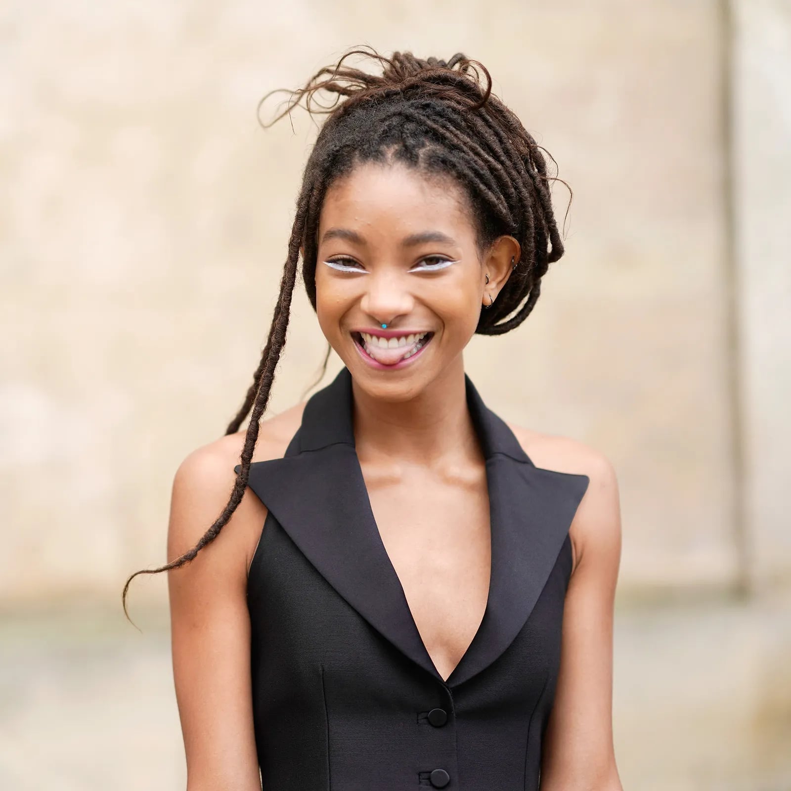 Mid-Back Dark Brown Locs Half-Up Half-Down — Classy Locs Hair