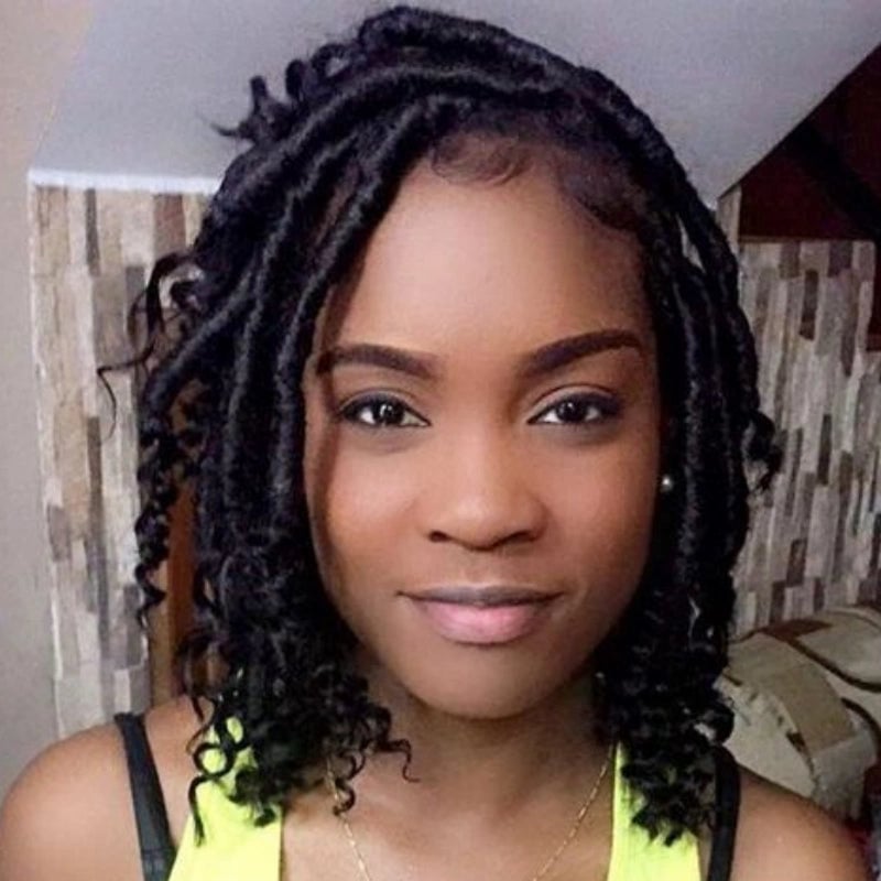 Shoulder Length Black Locs With Defined Curls — Classy Locs Hair