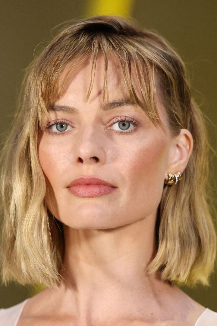 Blonde Bob With Soft Curtain Bangs — Classy Long Bob
