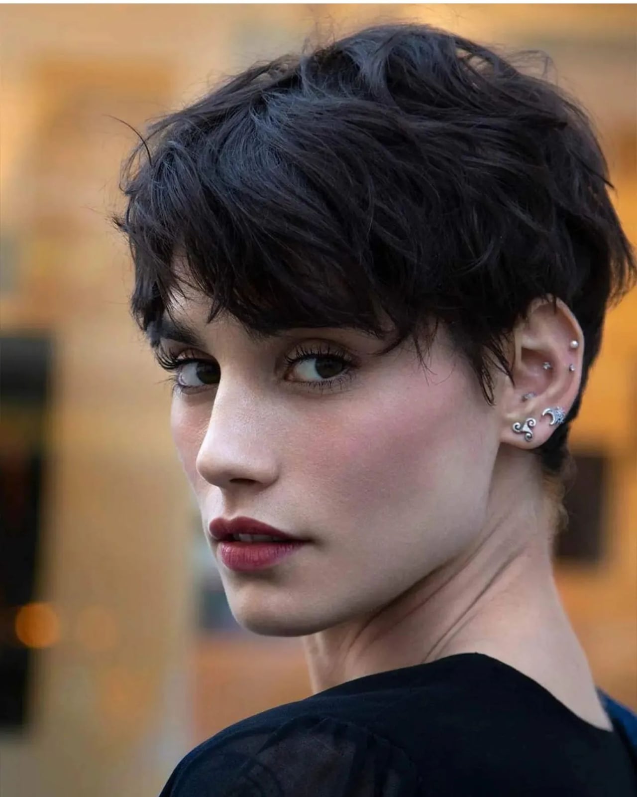 Fine Straight Pixie With Textured Layers — Classy Long Pixie