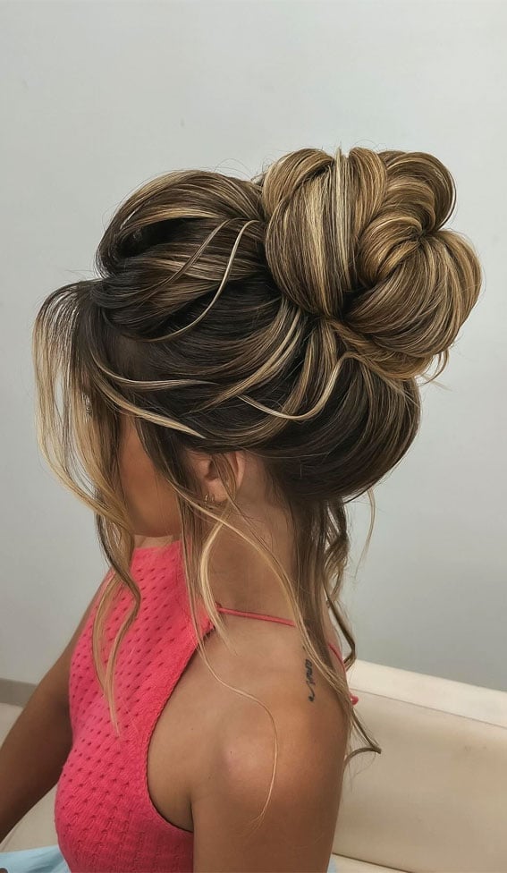 Dark Brown Updo With Loose Strands Dark Brown Updo With Loose Strands — Classy Loose Updo
