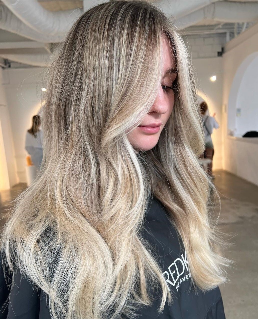 Platinum Blonde With Dark Blonde Lowlights Contrast Platinum Blonde With Dark Blonde Lowlights Contrast — Classy Lowlights for Blondes