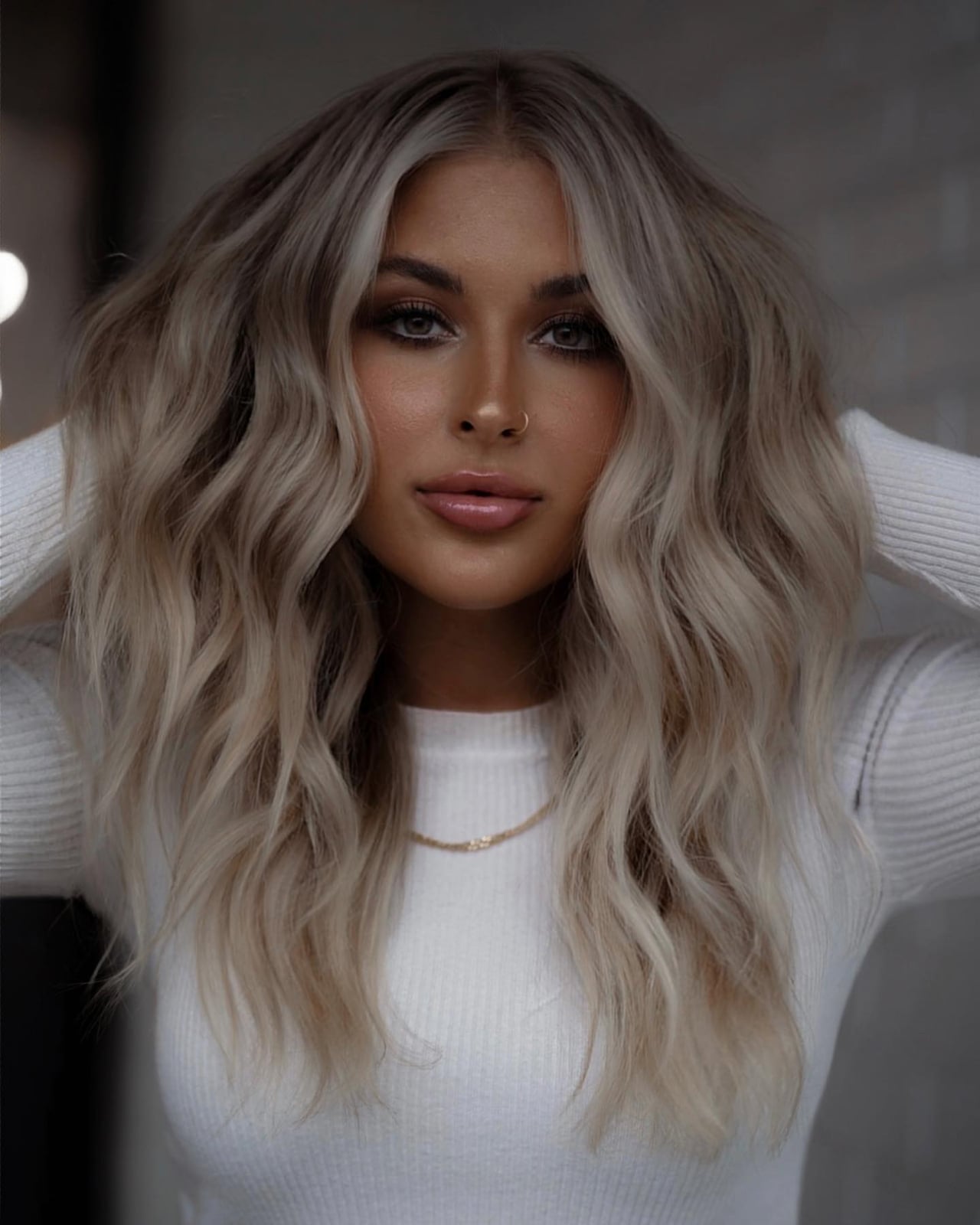 Shoulder Length Ash Blonde With Darker Lowlights Shoulder Length Ash Blonde With Darker Lowlights — Classy Lowlights for Blondes