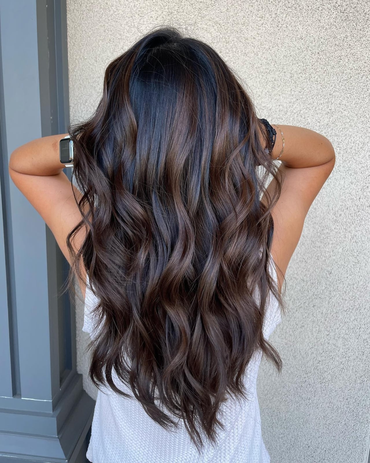 Chestnut Brown With Darker Brown Lowlights — Classy Lowlights for Brunettes