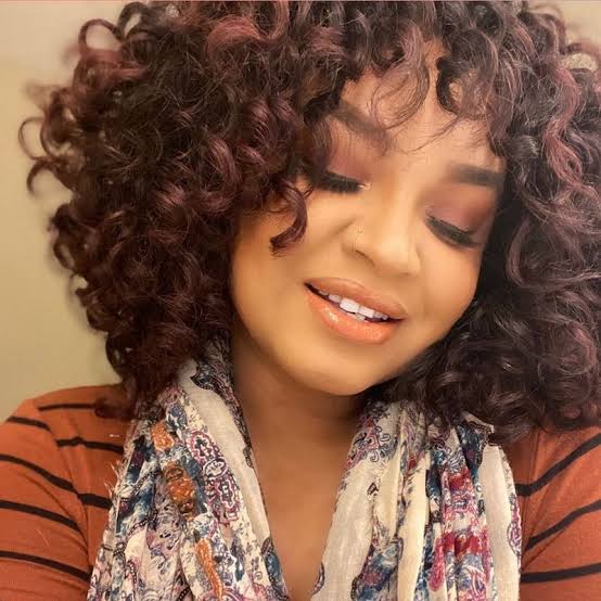 Shoulder Length Layers With Curtain Bangs — Classy Mahogany Hair