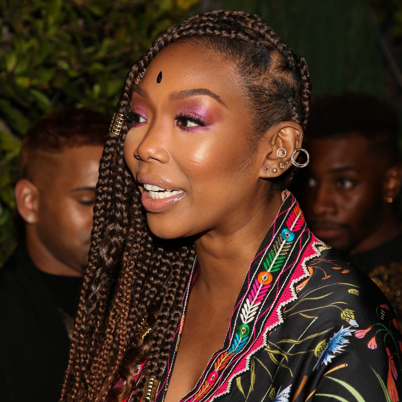 Knotless Braids With Lighter Highlights And Beads Knotless Braids With Lighter Highlights And Beads — Classy Medium Braids