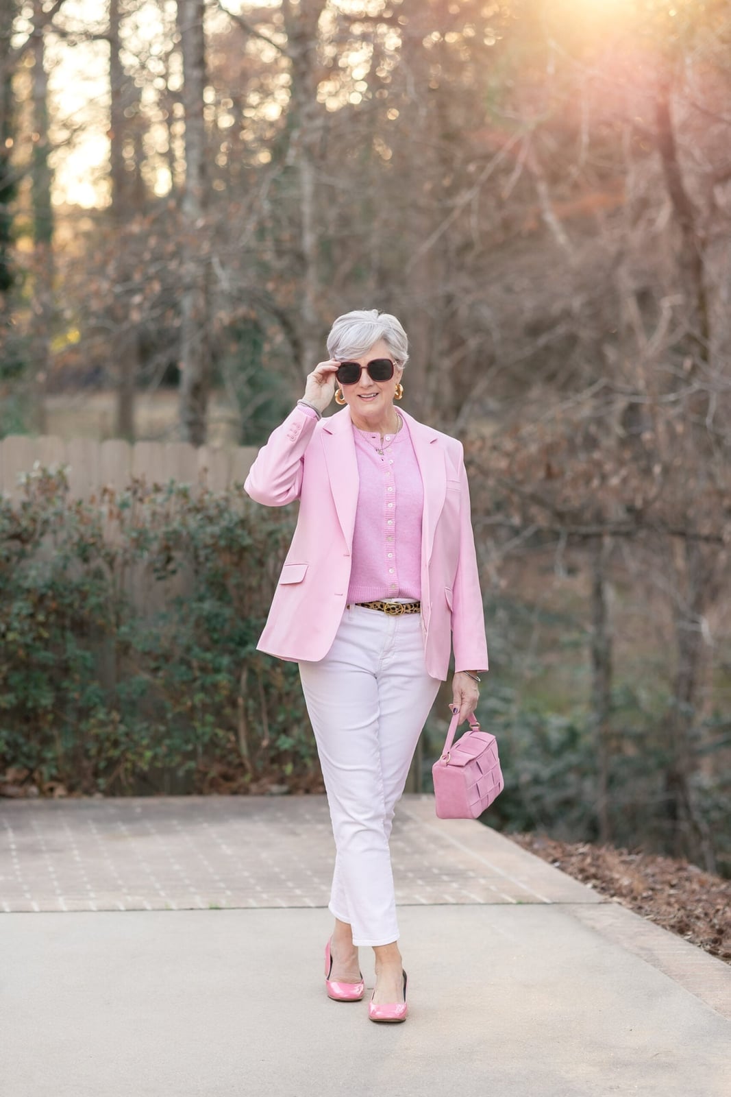 Pink Blazer With Matching Trousers And Heels Pink Blazer With Matching Trousers And Heels — Classy Mujer Outfits