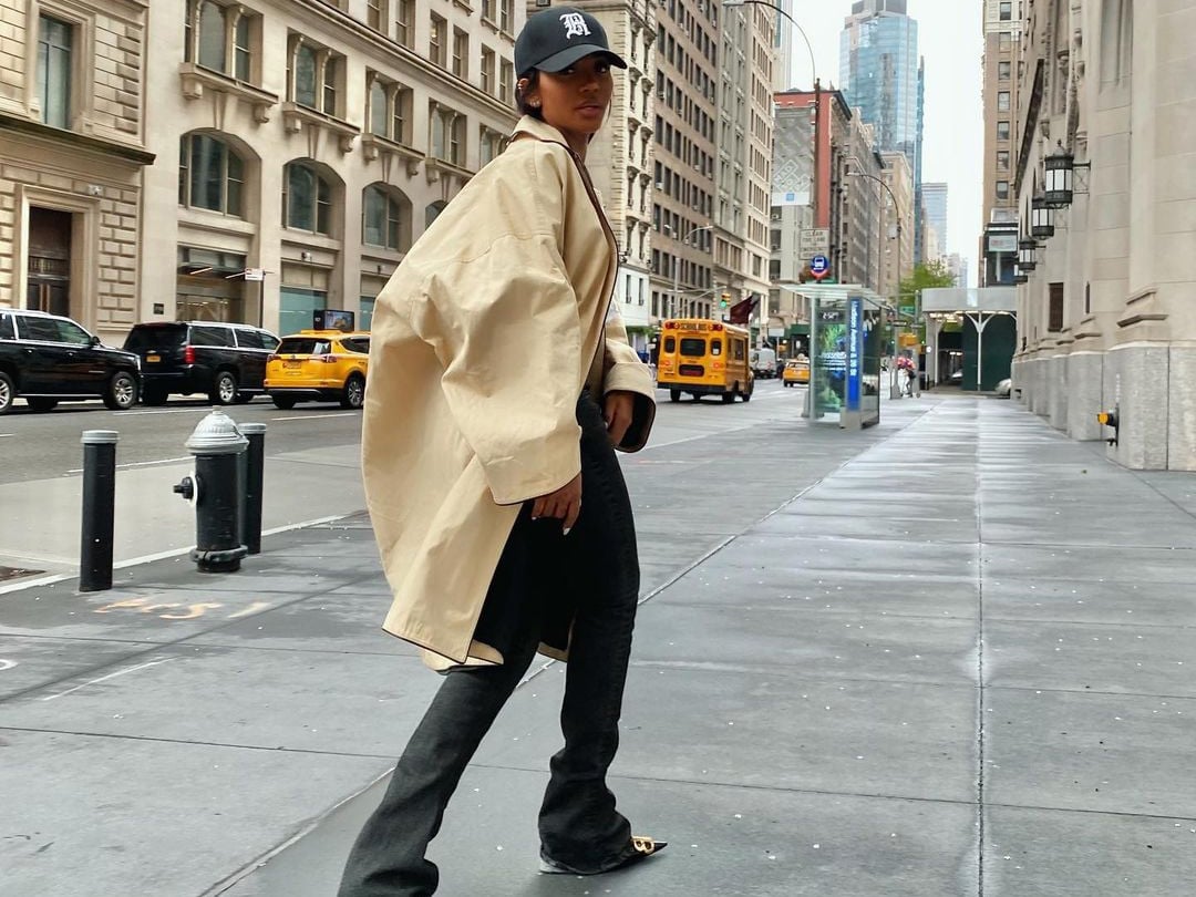 Textured Neutral Coat Over Collared Shirt, Office-Safe Version — Classy New York Style