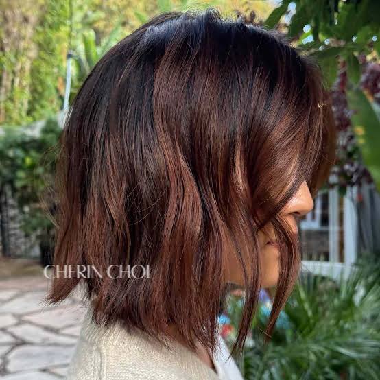 Shoulder Length Bob Ombre Dark Brown To Light Brown Shoulder Length Bob Ombre Dark Brown To Light Brown — Classy Ombre Hair
