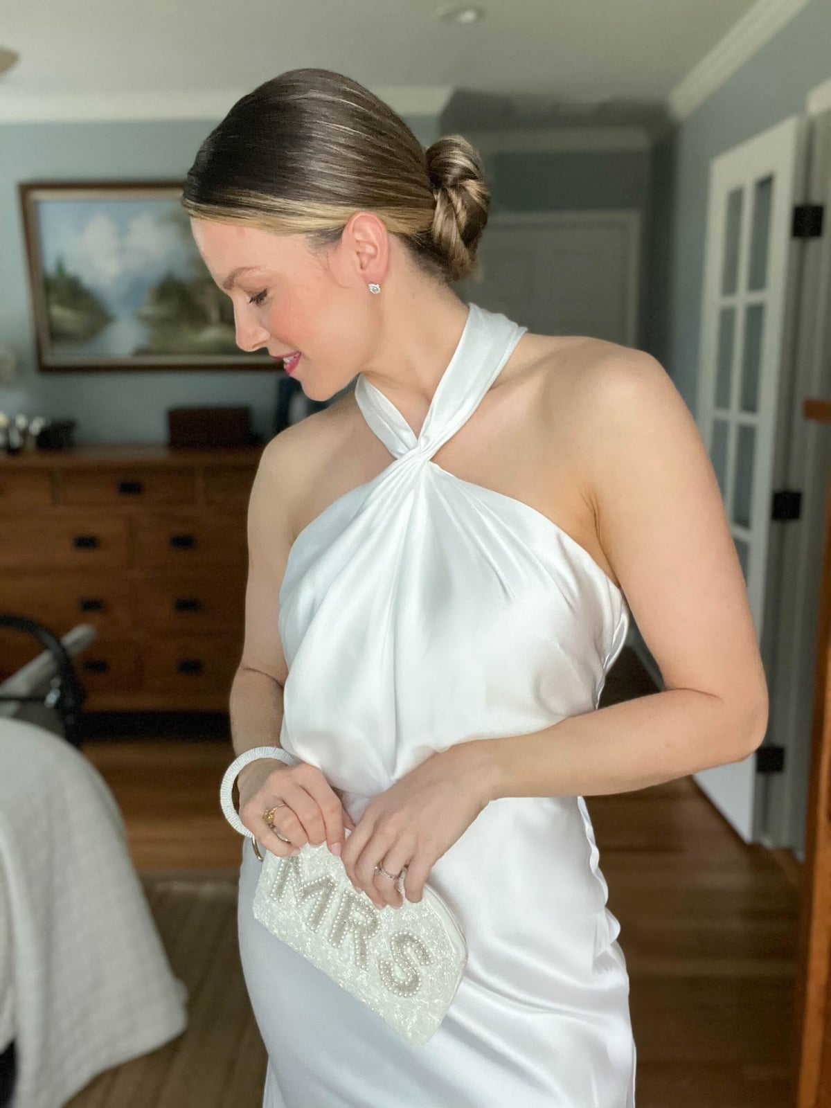 Sleek Low Bun With Side Part — Classy Outfit Hair