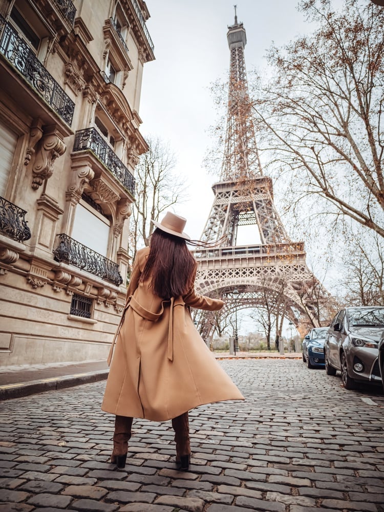 A Flowing Camel Coat with a Tie Belt A Flowing Camel Coat with a Tie Belt — Classy Paris Outfits