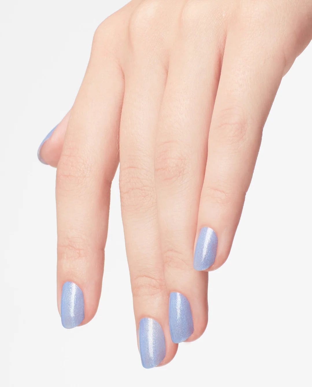 Shimmer Periwinkle Blue Short Square Shimmer Periwinkle Blue Short Square — Classy Periwinkle Nails