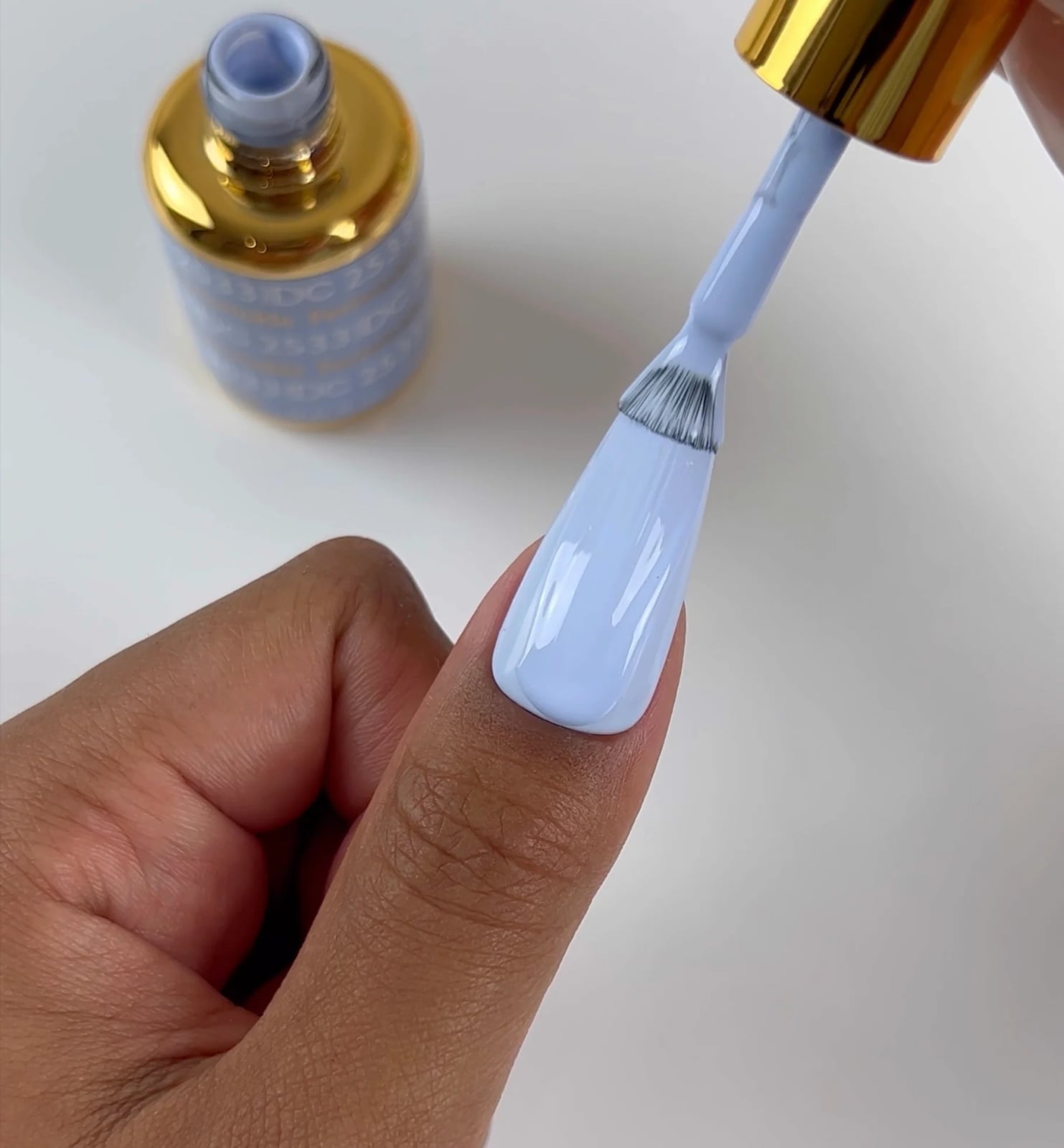 Vibrant Glossy Periwinkle Short Square, Everyday Version Vibrant Glossy Periwinkle Short Square, Everyday Version — Classy Periwinkle Nails