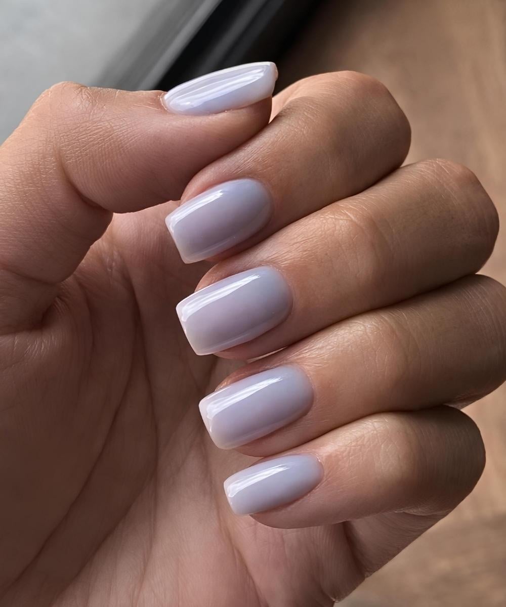 Long Almond Celestial Periwinkle Nails Long Almond Celestial Periwinkle Nails — Classy Periwinkle Nails
