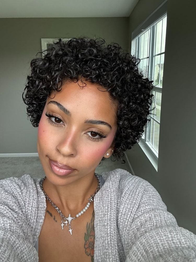 Tousled Dark Brown Pixie With Volume — Classy Pixie Cut