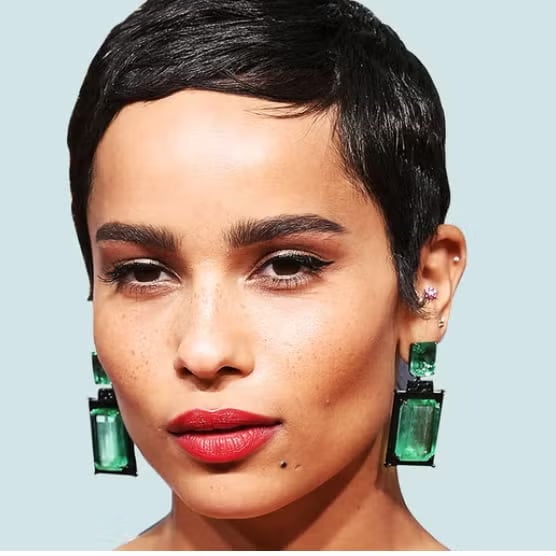 Smooth Black Pixie With Tucked Sides — Classy Pixie Cut