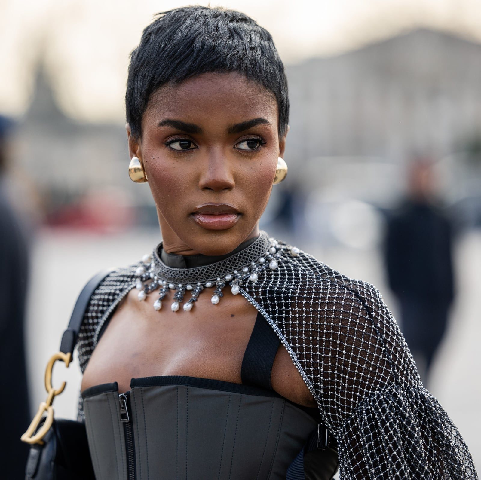 Piecey Black Pixie With Textured Top — Classy Pixie Cut