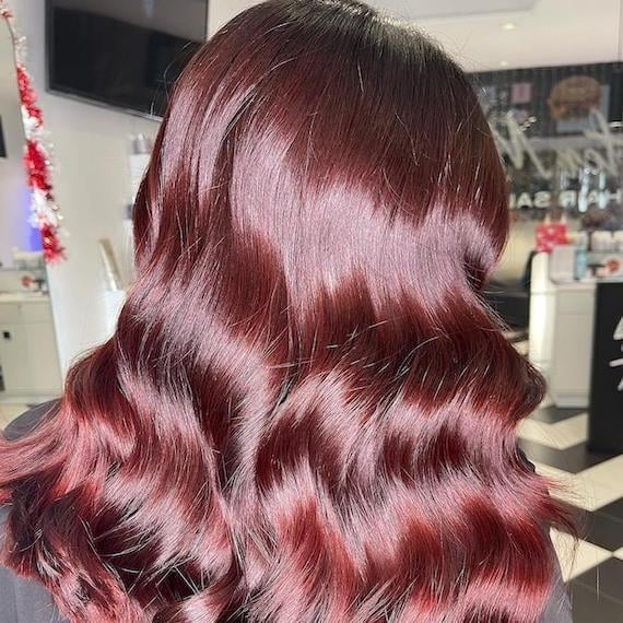 Deep Plum With Burgundy Undertones — Classy Plum Hair Color