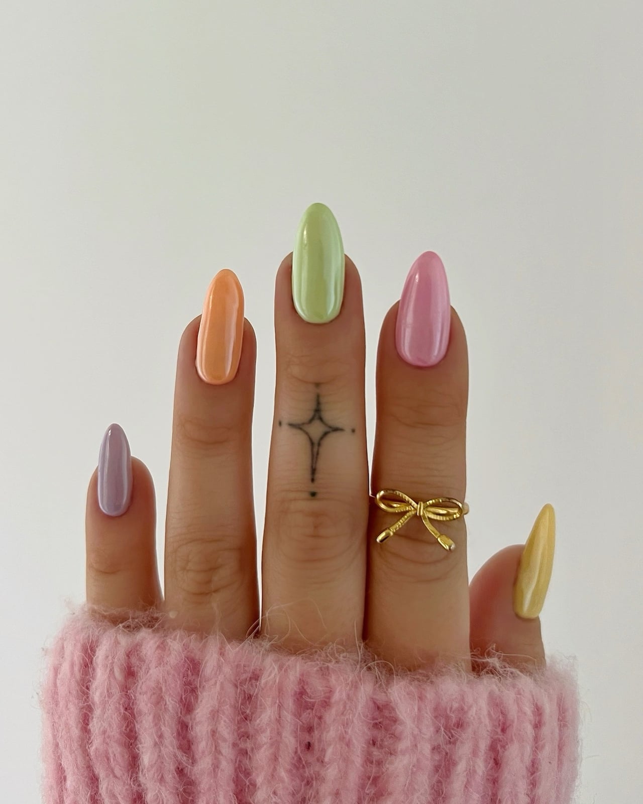 Medium Almond Pastel Solid Colors Medium Almond Pastel Solid Colors — Classy Preppy Nails