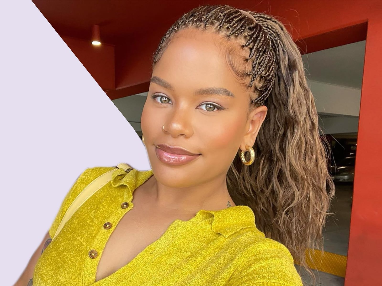 Braided Ponytail With Cornrows Braided Ponytail With Cornrows — Classy Quick Braids Hairstyle
