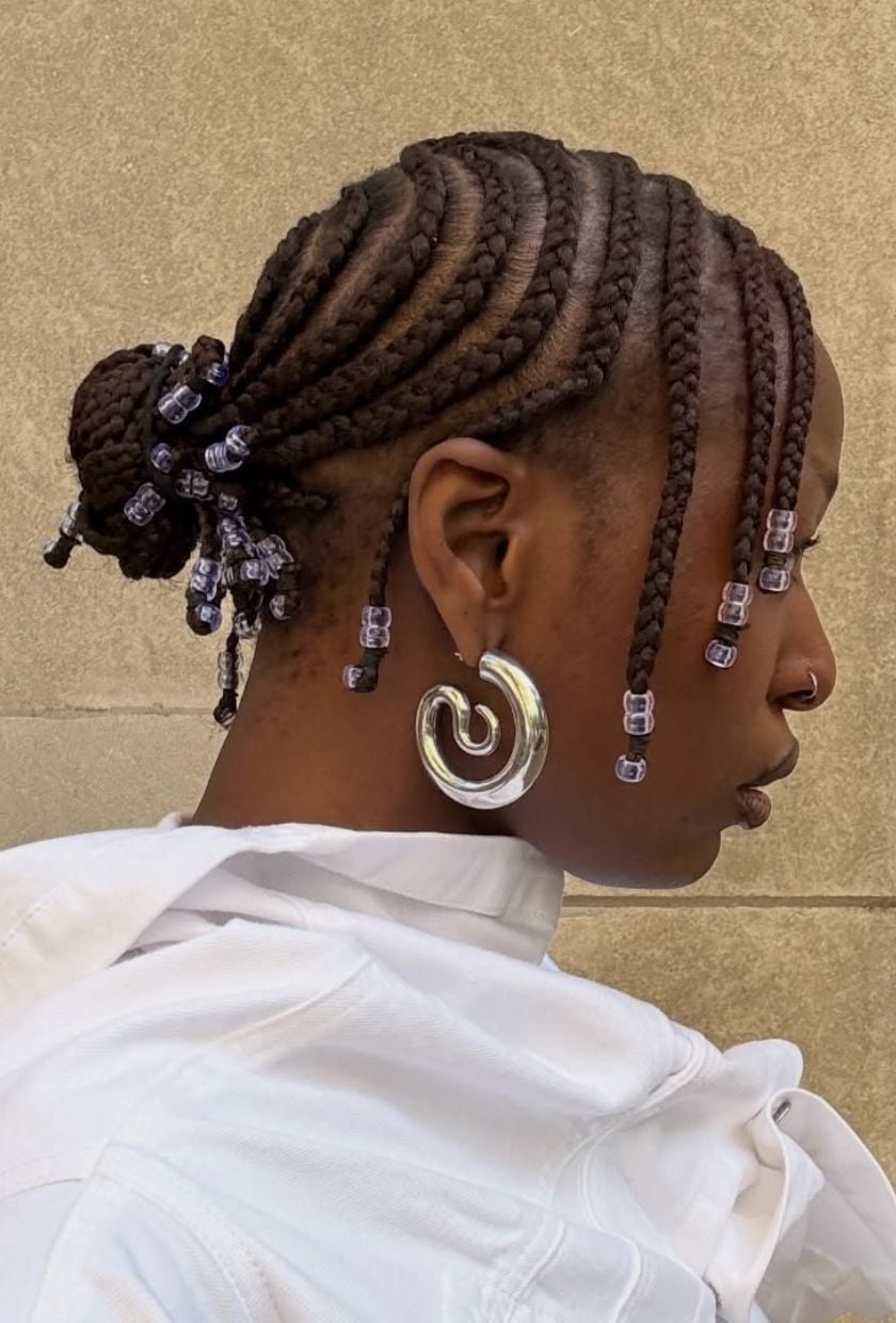 Intricate Auburn Braided Updo Intricate Auburn Braided Updo — Classy Quick Braids Hairstyle