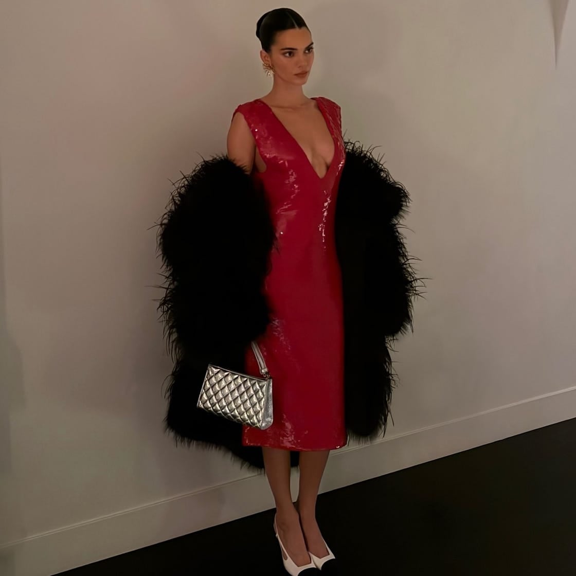 Glamorous Red Sequin Sheath Dress Glamorous Red Sequin Sheath Dress — Classy Red Outfits