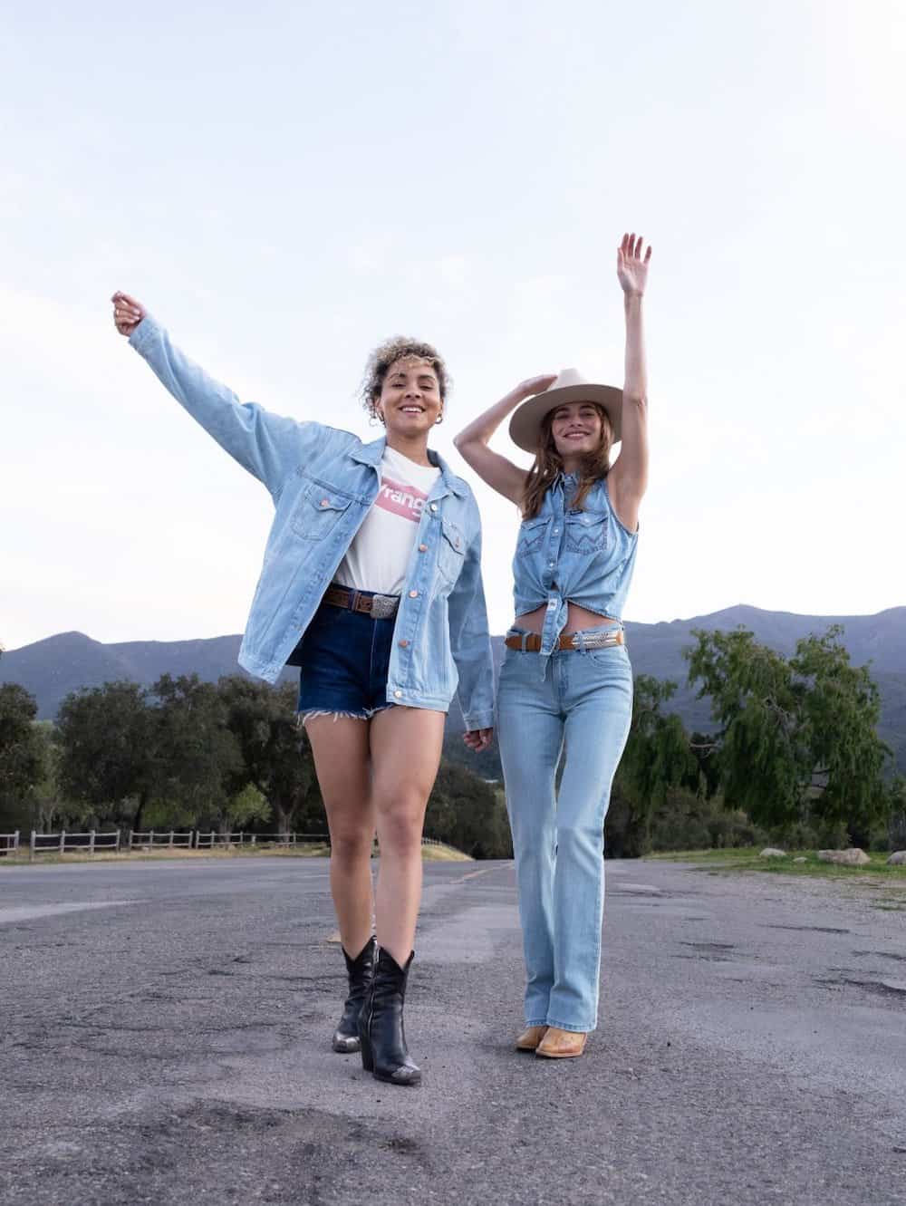 Double Denim with Cowboy Boots and Hat and Relaxed Fit Jacket — Classy Rodeo Outfits for Women