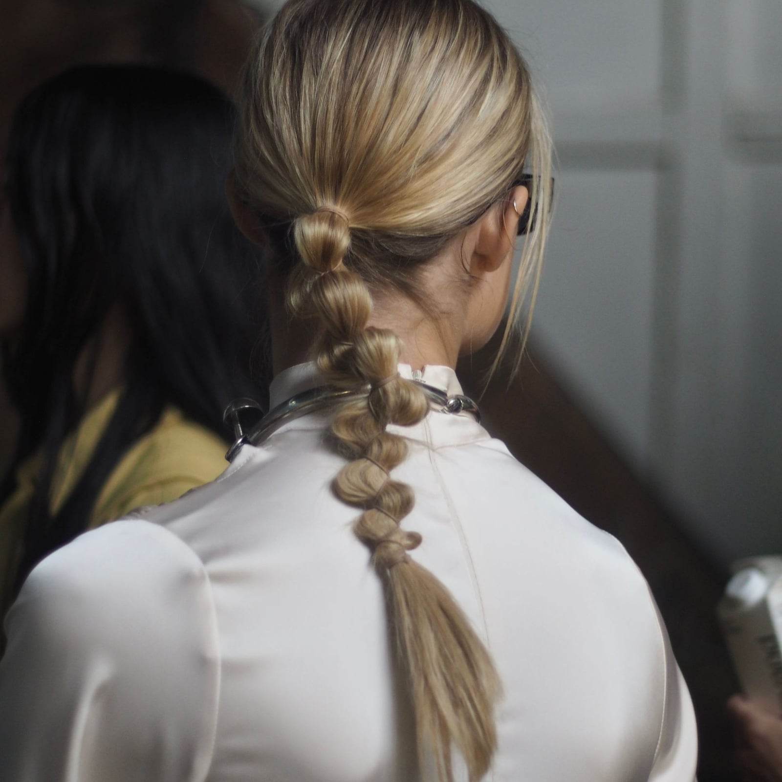Ash Blonde Bubble Ponytail Braid — Classy Running Hairstyles