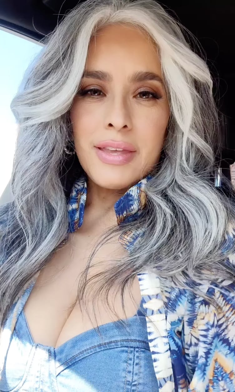 Chin Bob With Dramatic Color Contrast — Classy Salt and Pepper Hair