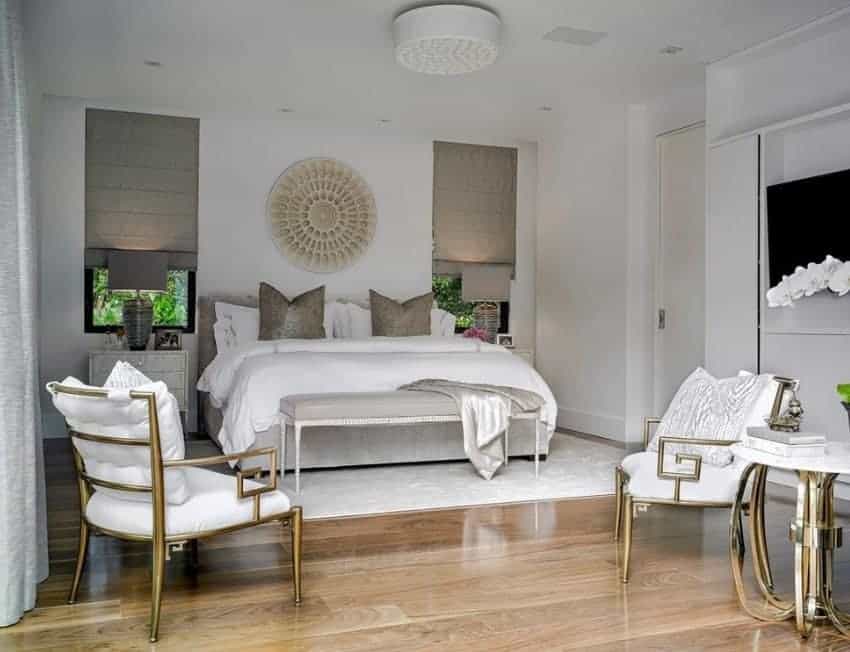 Minimalist Bedroom with Textured Wall Decor Minimalist Bedroom with Textured Wall Decor — Classy Scandinavian Style
