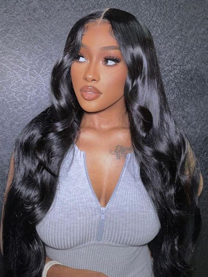 Glossy Mid-Back Waves With Curtain Bangs — Classy Sew in Hairstyles