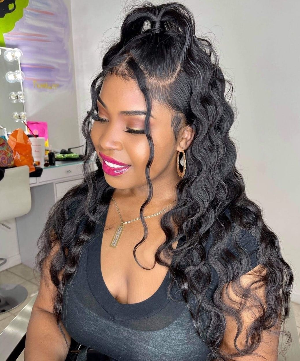 Healthy Collarbone Waves With Layers — Classy Sew in Hairstyles