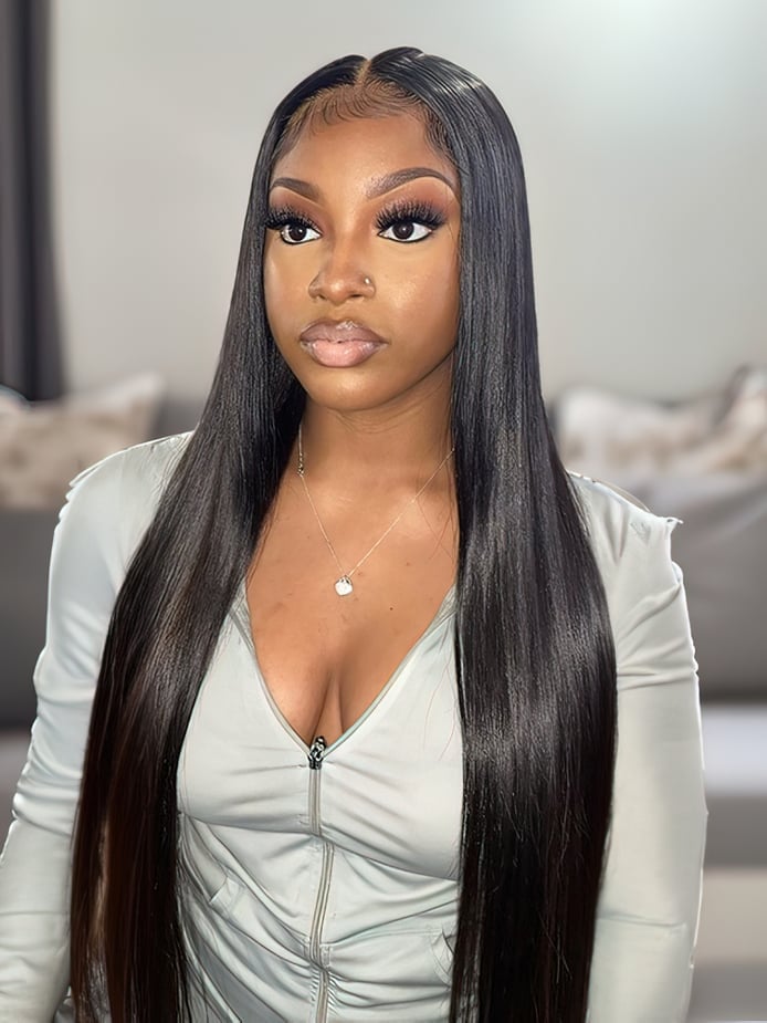 Sleek Mid-Back Straight Hair — Classy Sew in Hairstyles