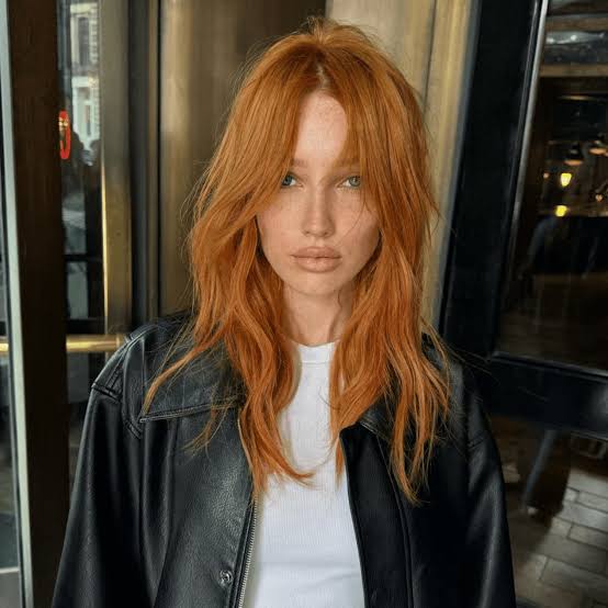 Mid-Back Shag In Vibrant Copper Mid-Back Shag In Vibrant Copper — Classy Shag Hair
