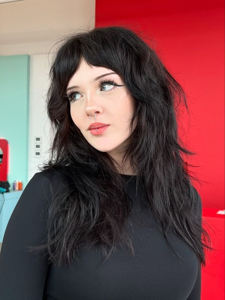Mid-Back Shag With Long Layers Mid-Back Shag With Long Layers — Classy Shag Hair
